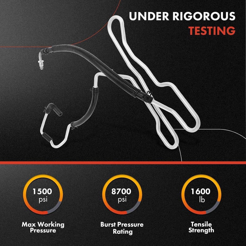 A-Premium Power Steering Hose Return Hose Line Assembly Compatible with Chevrolet Corvette 2005-2013 From Gear - Image 2